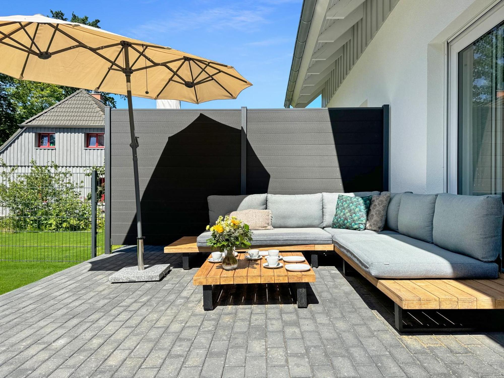 Cblue: Seeblick, Kamin, Wallbox, Natur Bentwisch エクステリア 写真