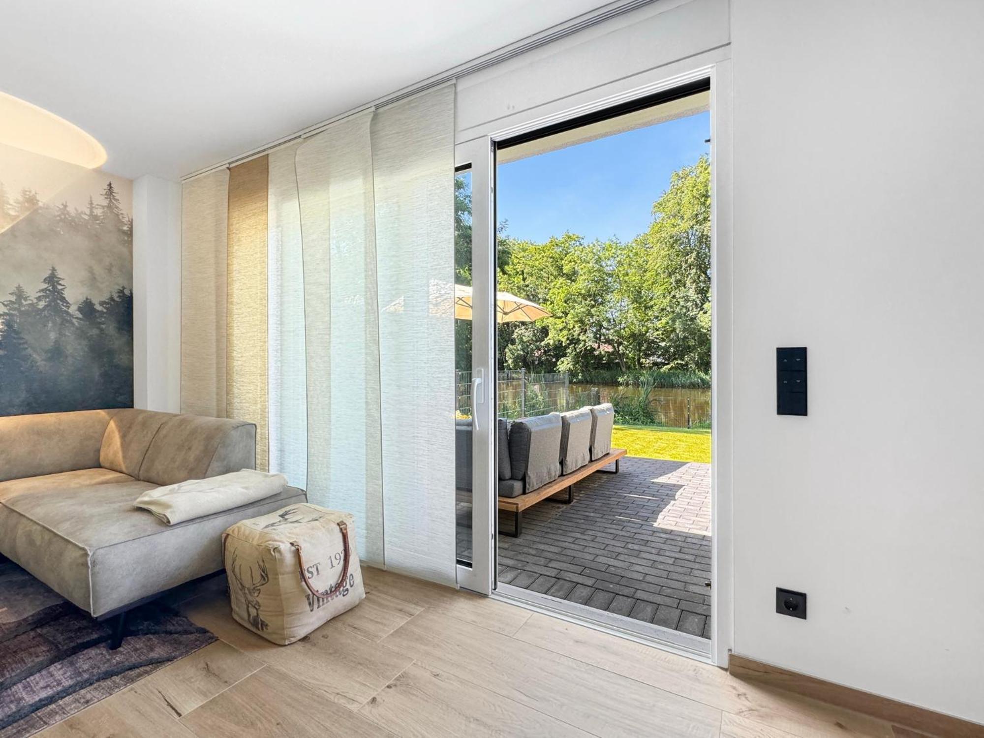 Cblue: Seeblick, Kamin, Wallbox, Natur Bentwisch エクステリア 写真