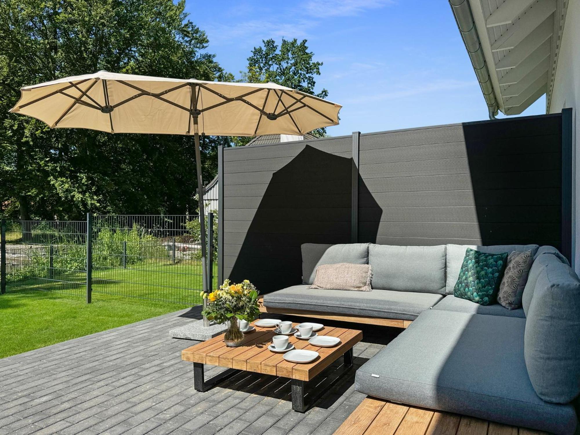 Cblue: Seeblick, Kamin, Wallbox, Natur Bentwisch エクステリア 写真