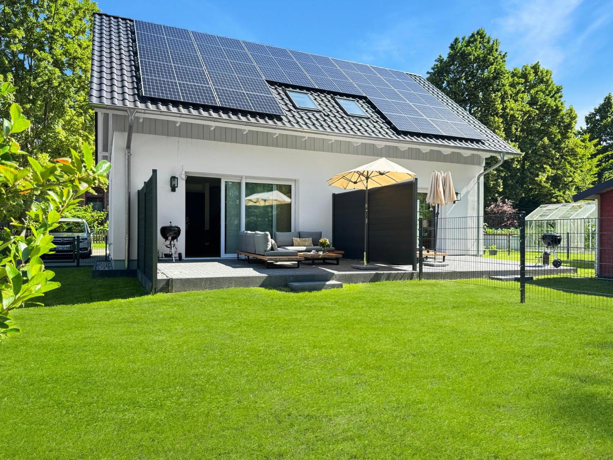 Cblue: Seeblick, Kamin, Wallbox, Natur Bentwisch エクステリア 写真
