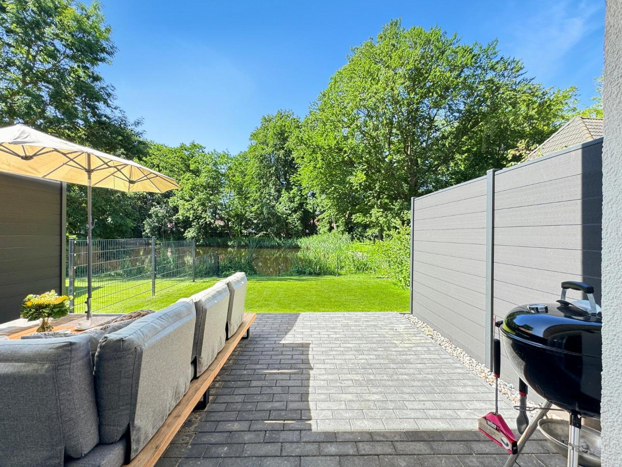 Cblue: Seeblick, Kamin, Wallbox, Natur Bentwisch エクステリア 写真